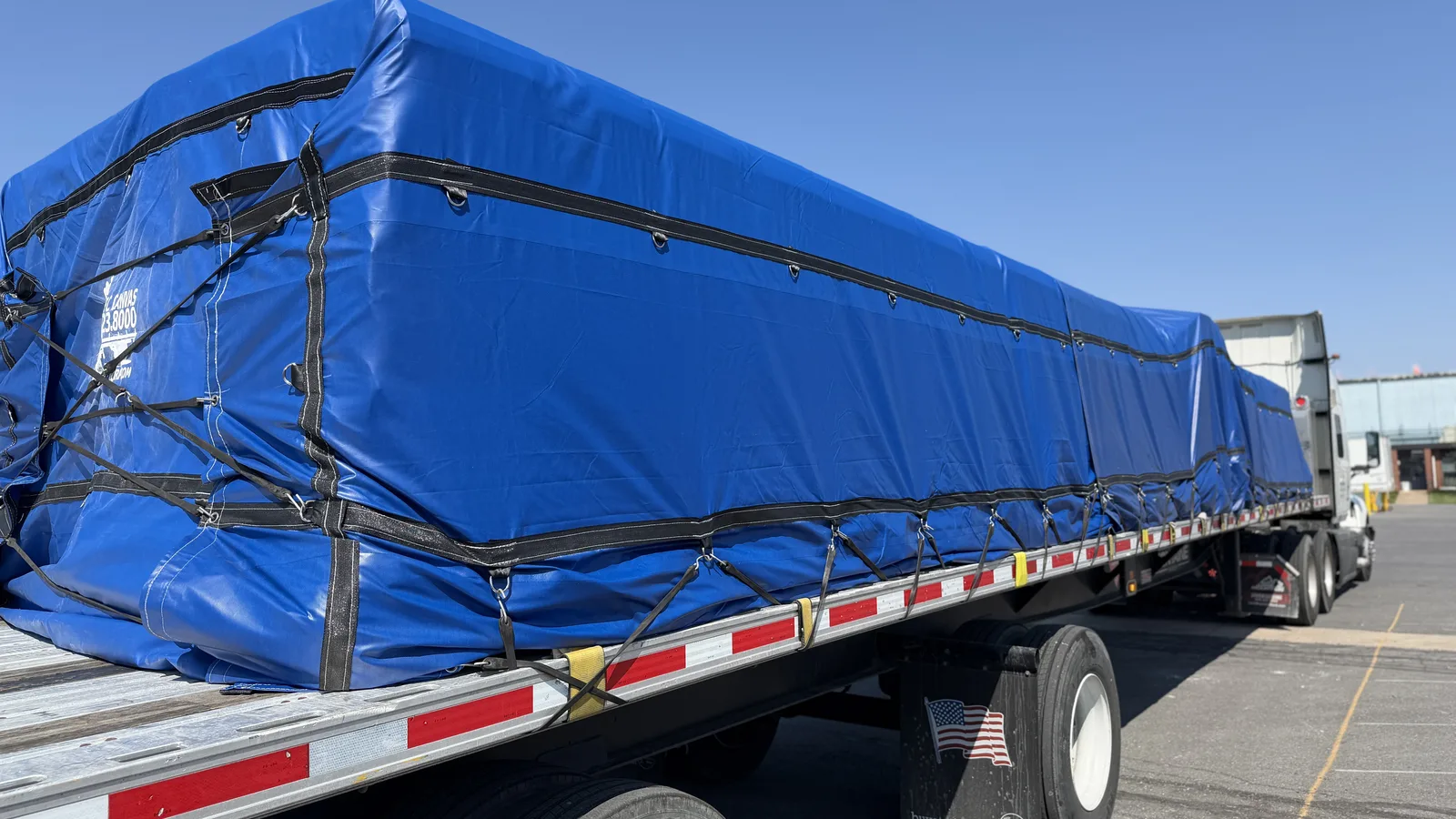 How a Flatbed Load Should Be Secured and Tarped
